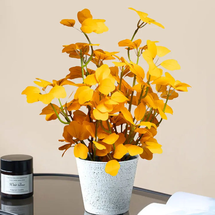 Artificial Schefflera Plant with 110 Leaves – 33cm Desktop Decor