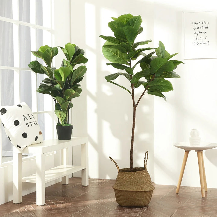 122cm Large Artificial Ficus Tree – Realistic Tropical Greenery for Home, Office, Garden & Shop Decoratio