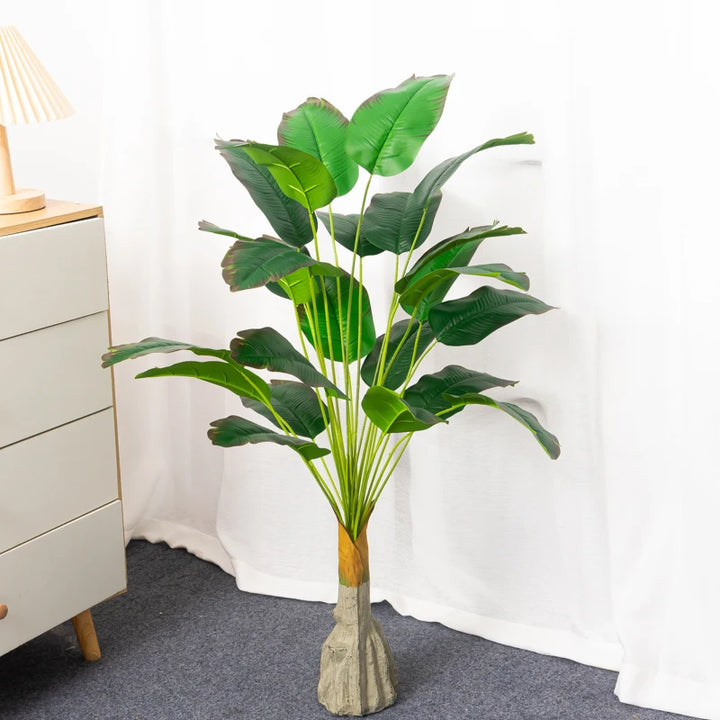 100cm Artificial Banana Tree – 24 Heads Tropical Plant Decor