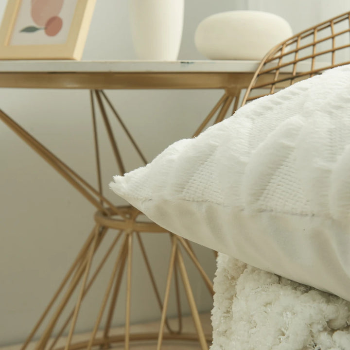 Soft Plush Faux Fur Cushion Cover – Nordic Luxury Decor