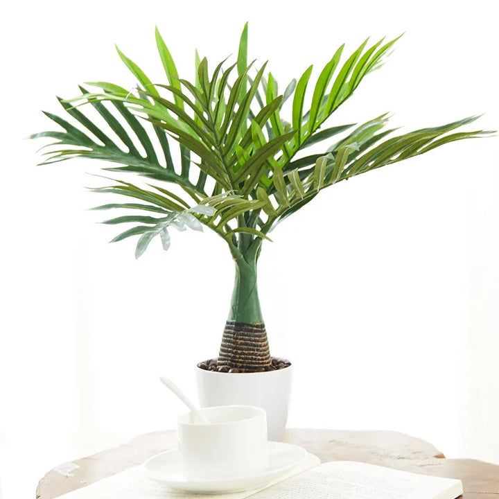 Small Artificial Palm Tree – 40cm Fake Tropical Plant