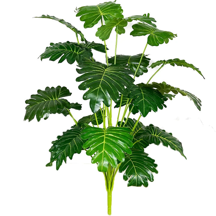 Large Artificial Monstera Leaves – 75cm Tropical Palm Branch