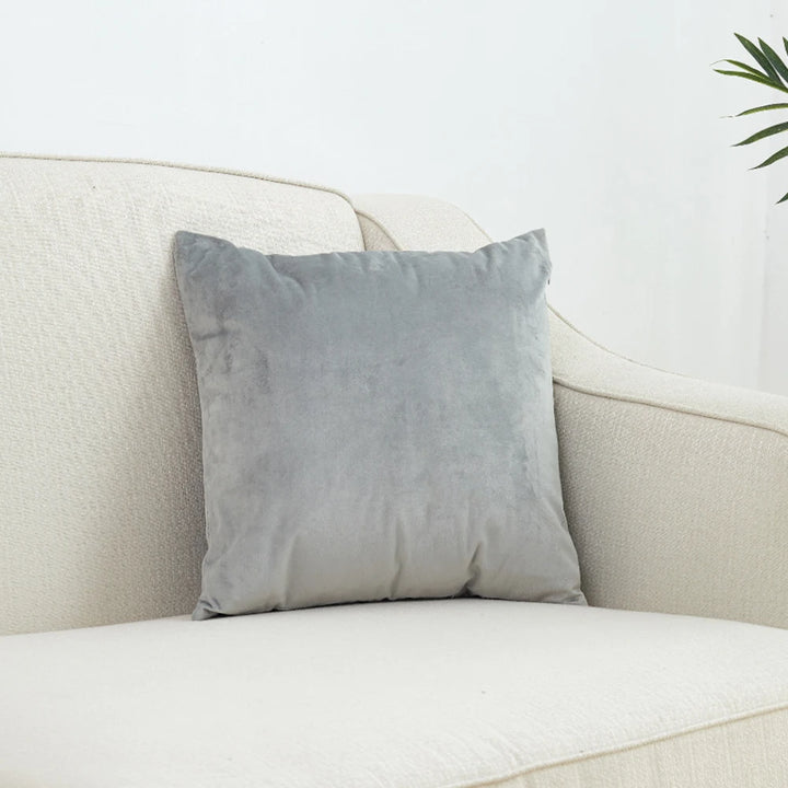 Superfine Velvet Cushion Cover – Soft Solid Luxury Pillowcase