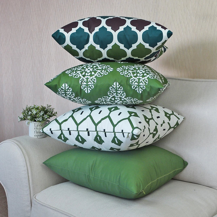 Waterproof Geometric Outdoor Pillow Cover