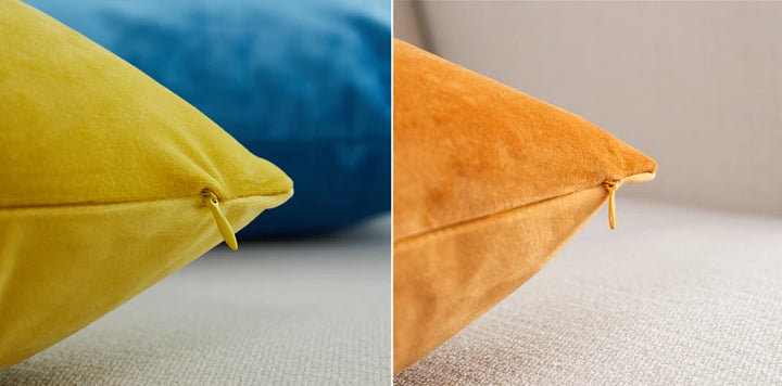 Superfine Velvet Cushion Cover – Soft Solid Luxury Pillowcase