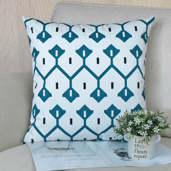 Waterproof Geometric Outdoor Pillow Cover
