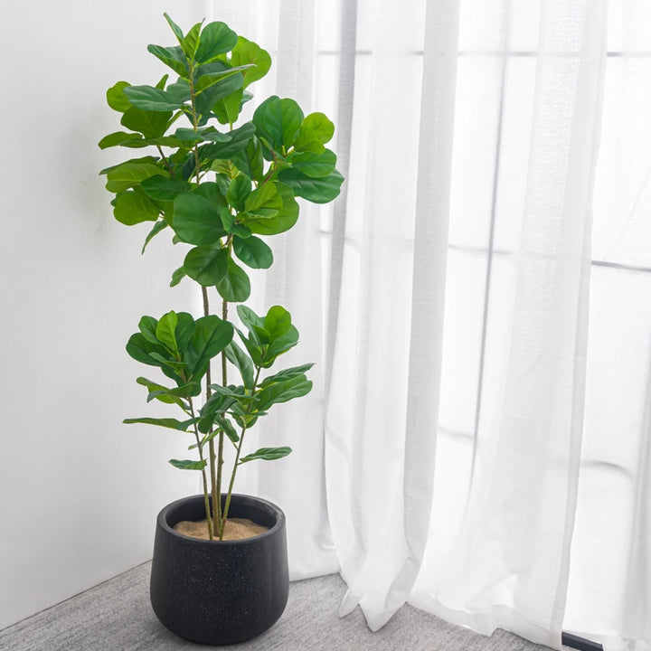 Large Artificial Ficus Tree – Real Touch Tropical Plant for Home Decor