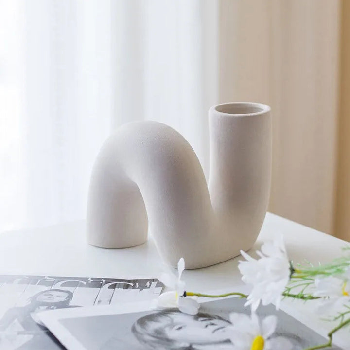 Nordic Ceramic Vase – Modern Art Home Decoration