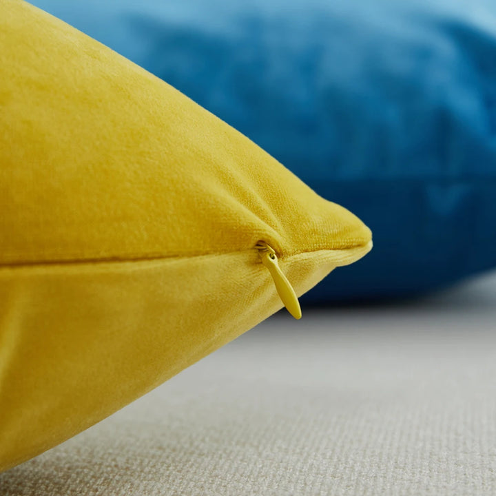 Superfine Velvet Cushion Cover – Soft Solid Luxury Pillowcase