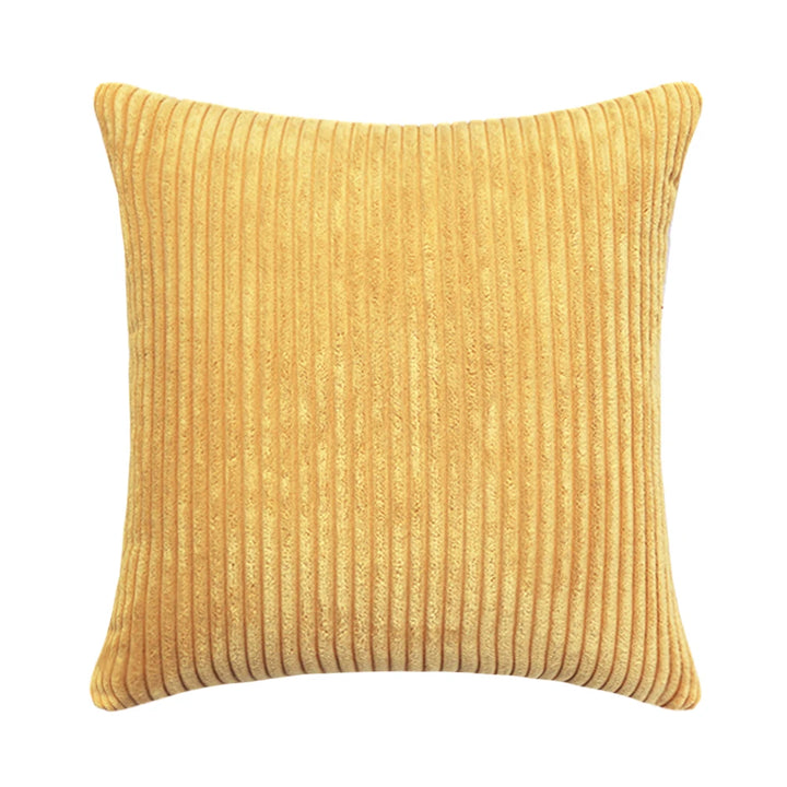 Striped Corduroy Pillow Cover Nordic Soft Decorative Case
