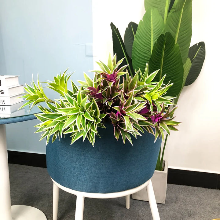 Large Artificial Lily Branch – 83cm Tropical Palm Leaves Decor