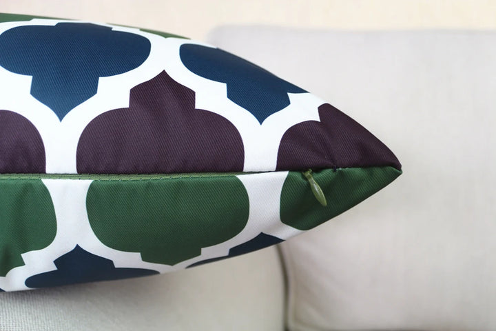 Waterproof Geometric Outdoor Pillow Cover