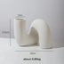 Nordic Ceramic Vase – Modern Art Flower Arrangement Pot for Living Room, Desk & Home Decoration
