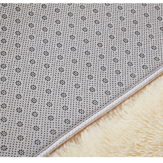 Long Plush Modern Soft Rug for Living Room