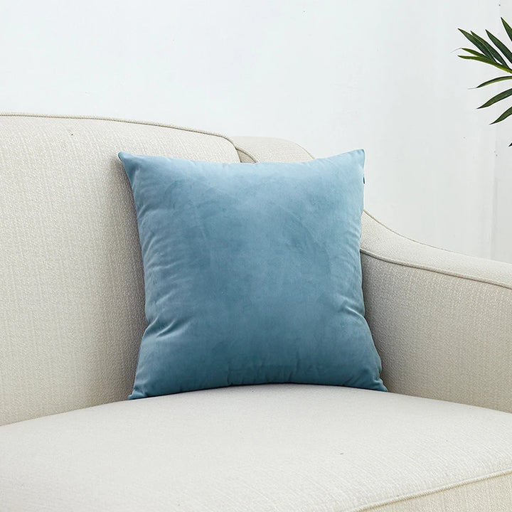 Superfine Velvet Cushion Cover – Soft Solid Luxury Pillowcase