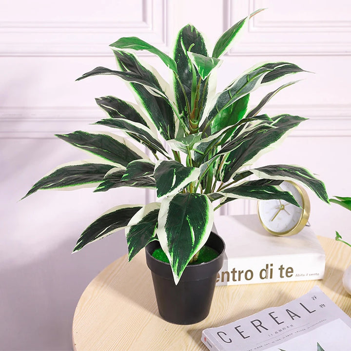 50cm Monstera Artificial Plant – Large Tropical Leaf Decor