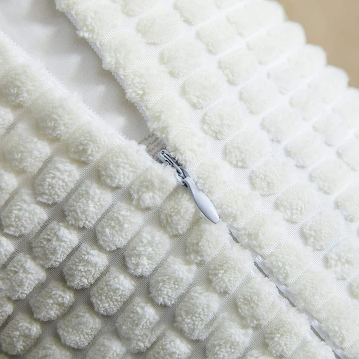 Soft Corduroy Corn Stripe Cushion Cover