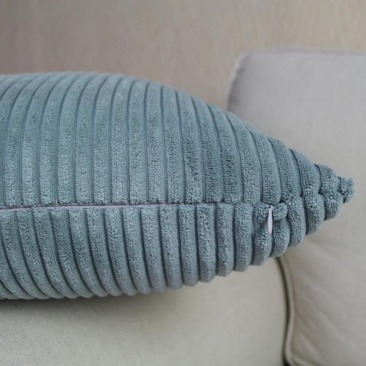 Striped Corduroy Pillow Cover Nordic Soft Decorative Case