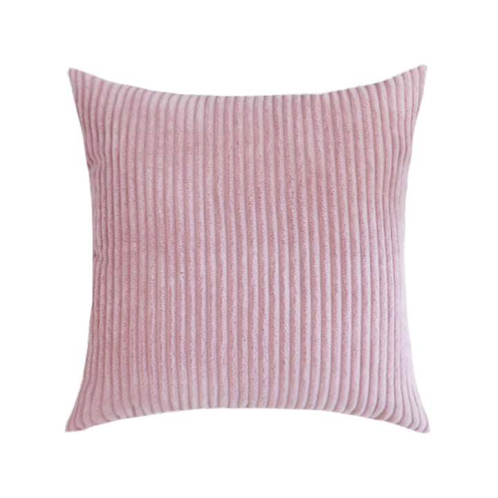 Striped Corduroy Pillow Cover Nordic Soft Decorative Case