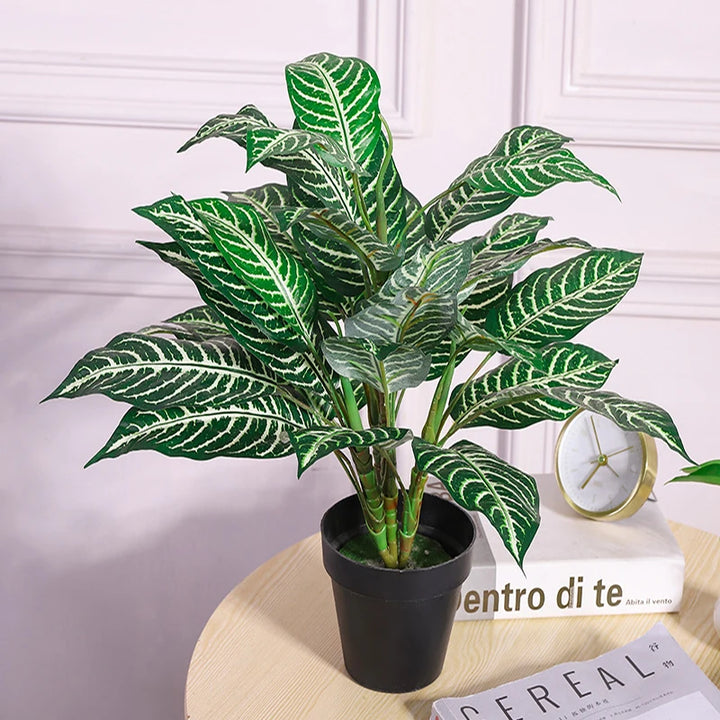 50cm Monstera Artificial Plant – Large Tropical Leaf Decor