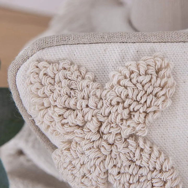 Moroccan Boho Tufted Tassel Cushion Cover – Decorative Pillow