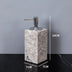 Natural Marble Bathroom Set – Soap Dispenser, Toothbrush Holder & Tray