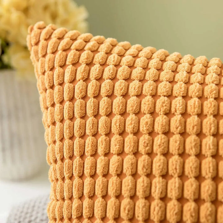 Soft Corduroy Solid Cushion Cover Nordic Large Pillow Case