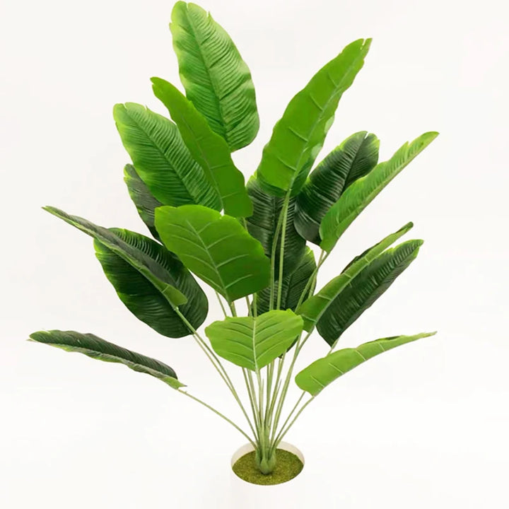 80cm Artificial Banana Tree – Large Tropical Monstera Leaves