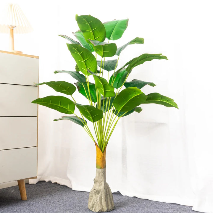 100cm Artificial Banana Tree – 24 Heads Tropical Plant Decor