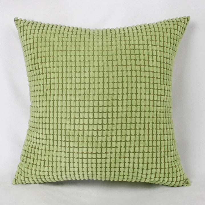 Soft Corduroy Corn Stripe Cushion Cover