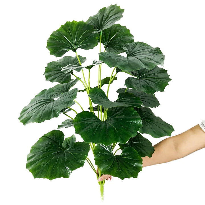 Large Artificial Monstera Leaves – 75cm Tropical Palm Branch