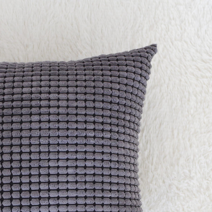 Striped Corduroy Pillow Cover Nordic Soft Decorative Case