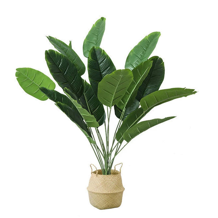 80cm Artificial Banana Tree – Tropical Monstera Palm