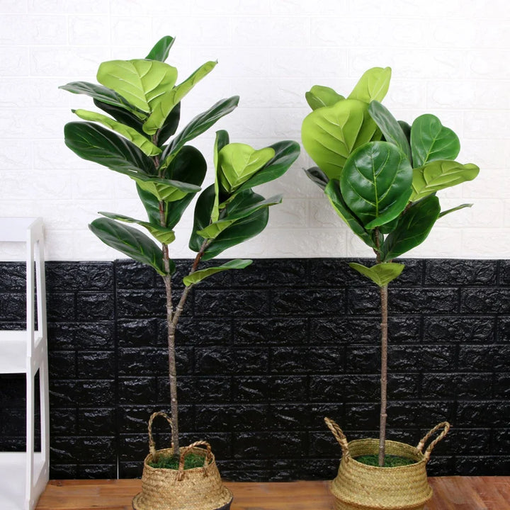 122cm Large Artificial Ficus Tree – Realistic Tropical Greenery for Home, Office, Garden & Shop Decoratio