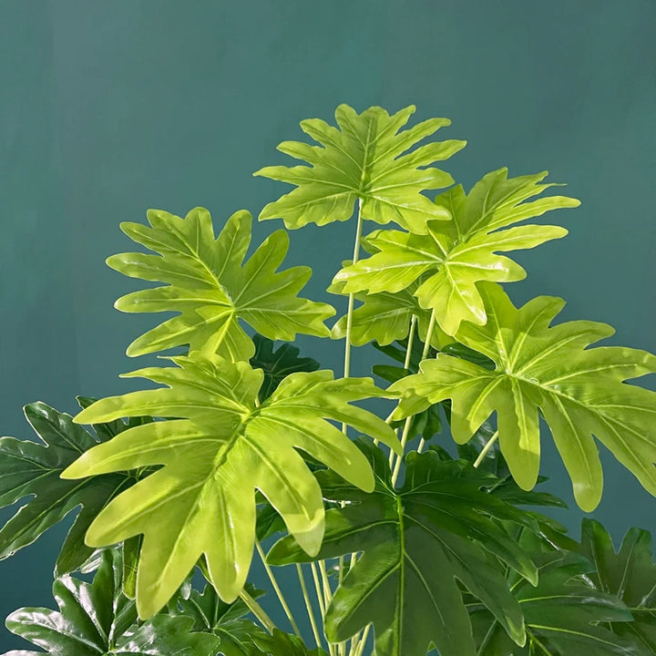 Large Artificial Monstera Leaves – 75cm Tropical Palm Branch