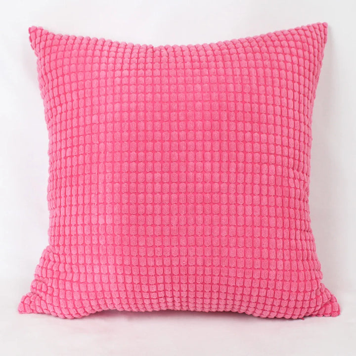 Soft Corduroy Corn Stripe Cushion Cover