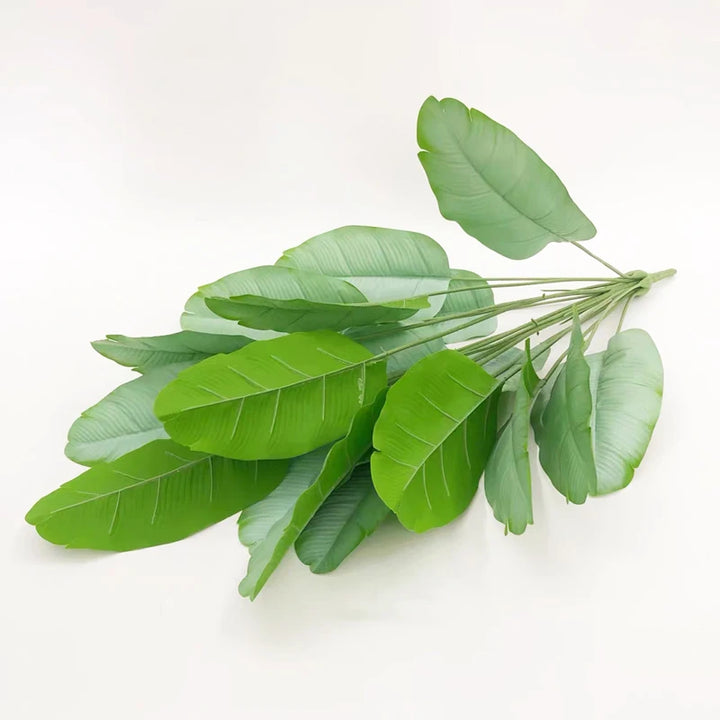 80cm Artificial Banana Tree – Large Tropical Monstera Leaves