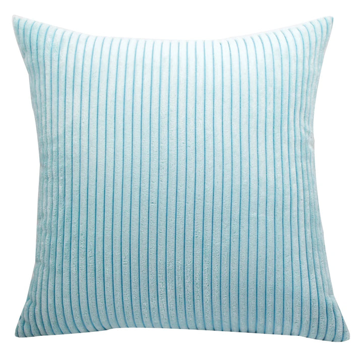 Supersoft Corduroy Cushion Cover – Solid Striped Pillowcase