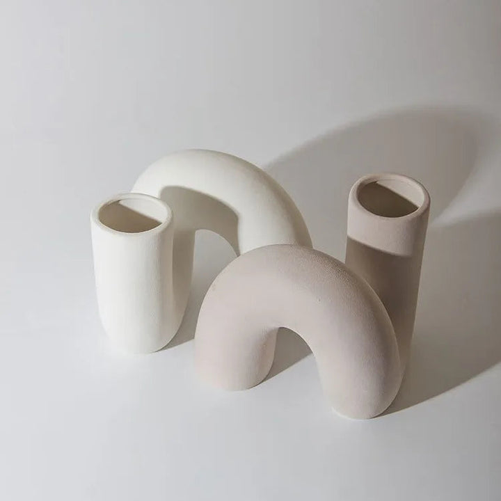 Nordic Ceramic Vase – Modern Art Home Decoration