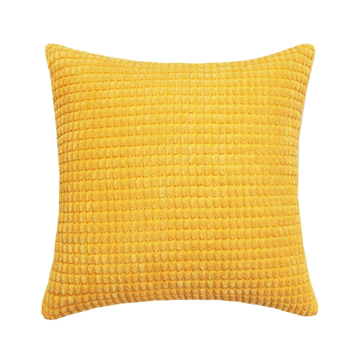 Soft Corduroy Corn Stripe Cushion Cover