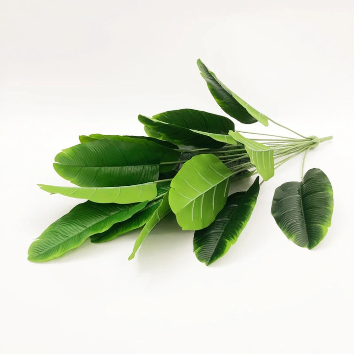 80cm Large Artificial Banana Tree – 18 Leaves Faux Tropical Palm Plant for Home, Garden & Event Décor