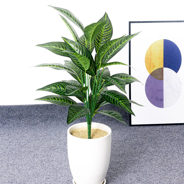 Large Artificial Tropical Plant – Real Touch Magnolia and Palm Leaves