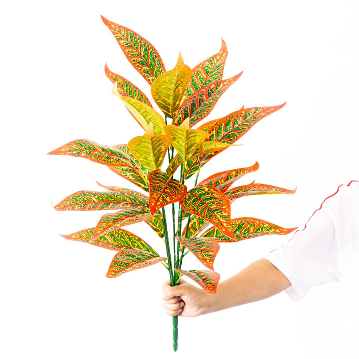 Large Artificial Tropical Plant – Real Touch Magnolia and Palm Leaves