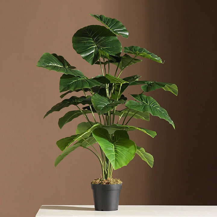 Large Artificial Monstera Leaves – 75cm Tropical Palm Branch