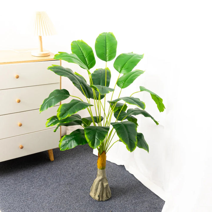 100cm Artificial Banana Tree – 24 Heads Tropical Plant Decor