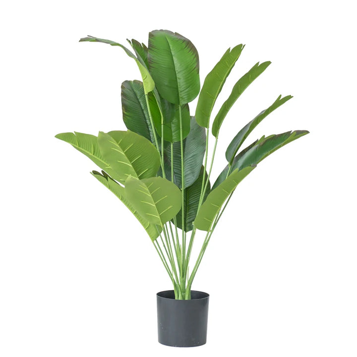 80cm Artificial Banana Tree – Large Tropical Monstera Leaves