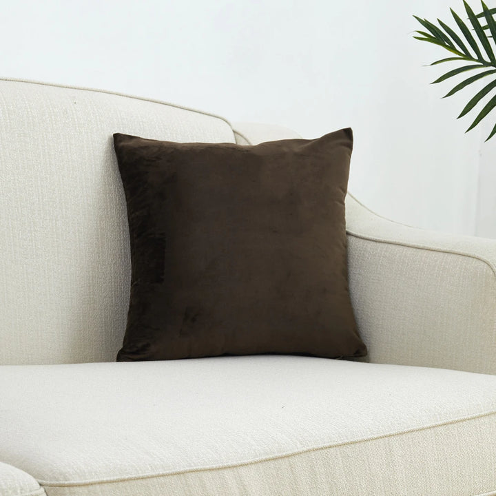 Superfine Velvet Cushion Cover – Soft Solid Luxury Pillowcase