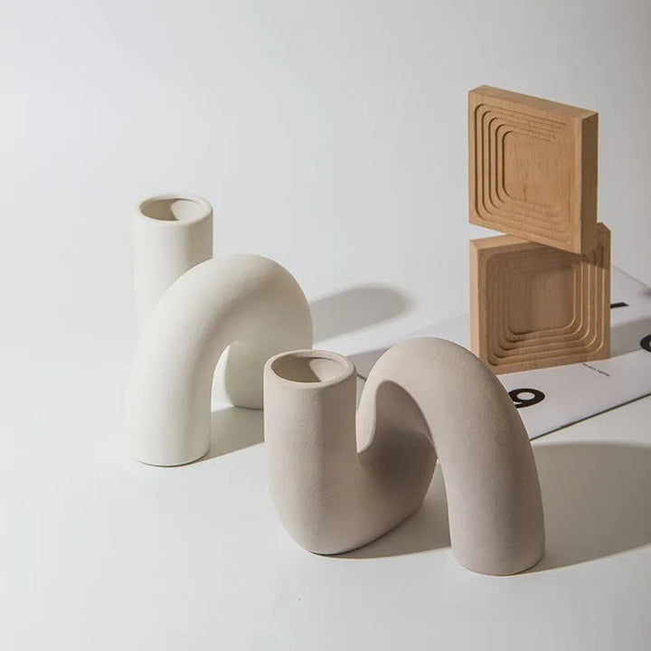 Nordic Ceramic Vase – Modern Art Home Decoration