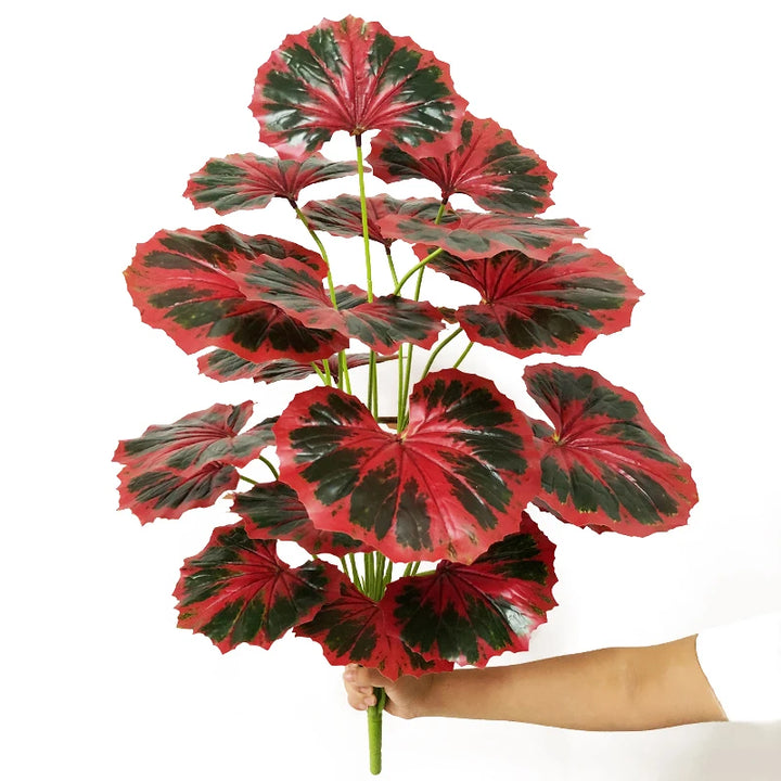 Large Artificial Monstera Leaves – 75cm Tropical Palm Branch