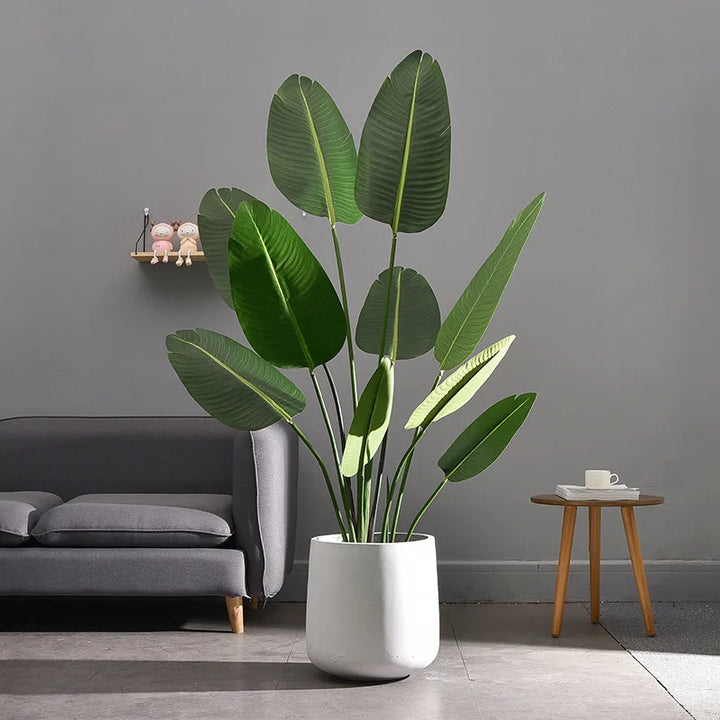 75cm Artificial Banana Leaf – Tropical Palm Tree Branch
